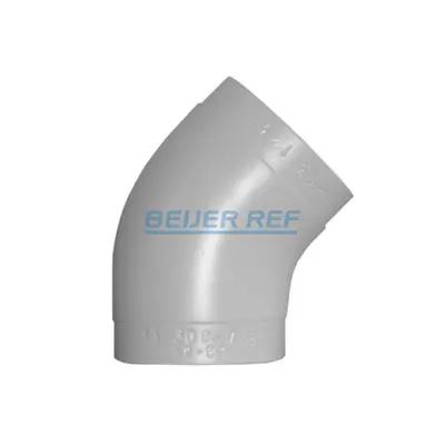 elpak PVC coudes 45&deg; 