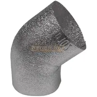 Coudes 45° en aluminium à gros grains