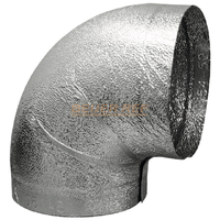 Coudes 90° en aluminium à gros grains