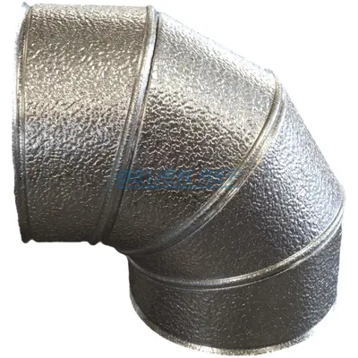 Alu-Blechbogen 90&deg; Stucco