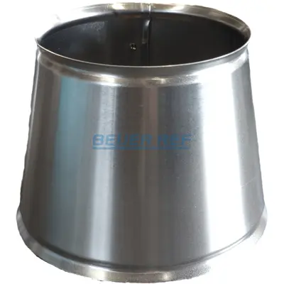 R&eacute;duction en t&ocirc;le d'aluminium lisse