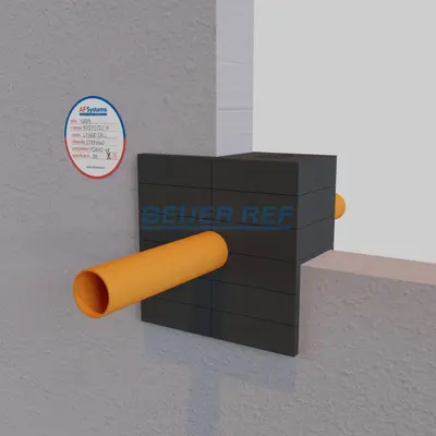 Brandschutzziegel f&uuml;r Durchdringungen