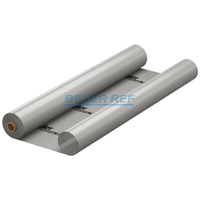 Rouleaux de film en PVC gris